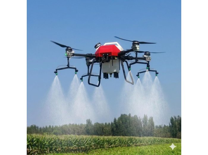 Agricultural Crop Sprayer Drone 8 Gallon 37 Acres/Hr 150 Lbs Lift Daily Output 296 Acres 27 MPH speed Plant Protection UAV Heavy Duty Scale Crop Spraying Granule Spreading Seed Sowing Fertilizing