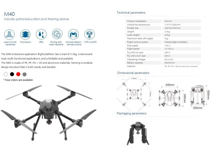 Heavy Lift Drone, 5 kg (10 lbs)
