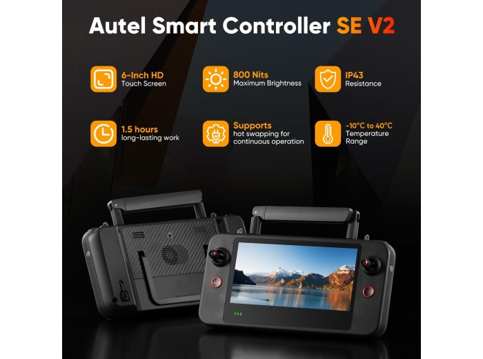 2026 Autel Robotics EVO Lite 6K Enterprise Basic Combo, 6K 1’’ CMOS