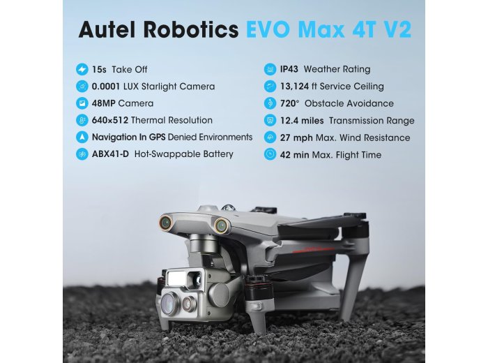 Autel Robotics EVO MAX 4T V2 With 4 Cameras in One