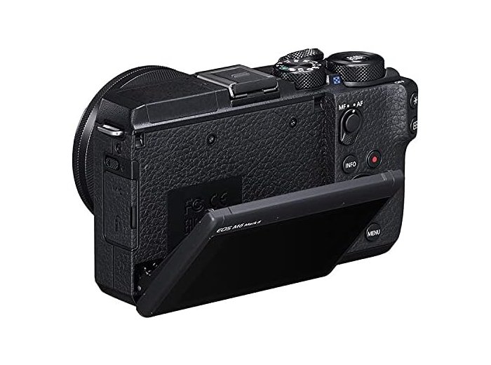 Canon EOS M6 Mark II Mirrorless Camera with 15-45mm Lens (Black) Bundle