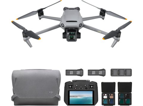 DJI Mavic 3 Cine Premium Combo, Drone with 4/3 CMOS Hasselblad Camera, 5.1K Video, Omnidirectional Obstacle Sensing, 46 Mins Flight, 15km Video Transmission, with DJI RC Pro, Two Extra Batteries