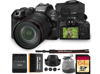 Canon EOS R6 Mark III Mirrorless Camera with 24-105mm f4L Lens Bundle