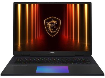 MSI Titan 18 HX AI A2XWJG 18" UHD+ Mini LED 120Hz, Gaming Laptop Computer - Core Black, Intel Core Ultra 9 285HX 2.1GHz; NVIDIA GeForce RXT 5090 GPU 24GB GDDR7; 64GB DDR5 RAM; 2 x 2TB NVMe SSD